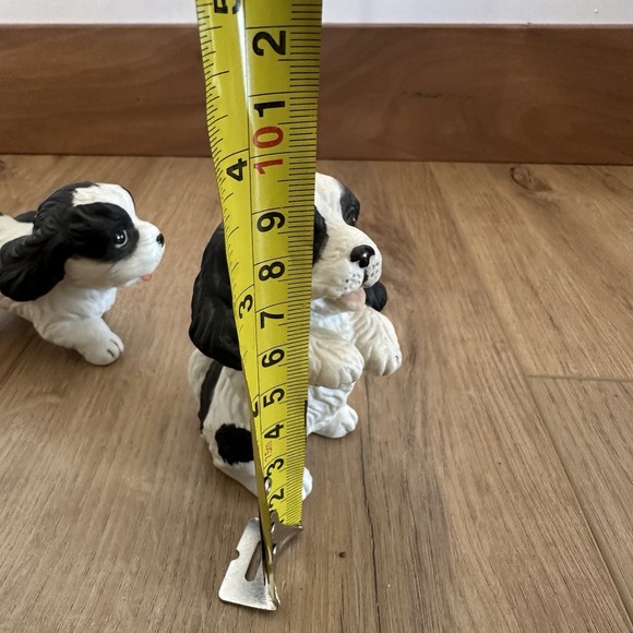 Vintage Lot of 2 Cocker Spaniel‎ Dog Puppy Figurines HOMCO Black & White - Picture 9 of 10